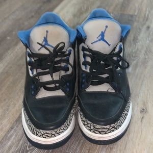 Air Jordan 3 Retro Sport Blue Mens Size 10.5